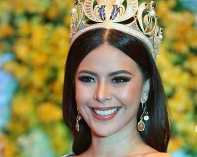 Philippines’ Tracy Maureen Perez departs to Puerto Rico for Miss World 2021