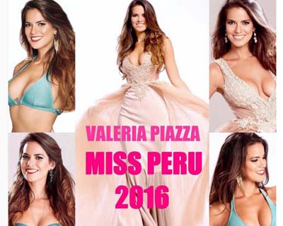 Valeria Piazza crowned as Miss Peru Universo 2016