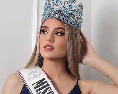 Bethania Borba crowned Miss Mundo Paraguay 2021