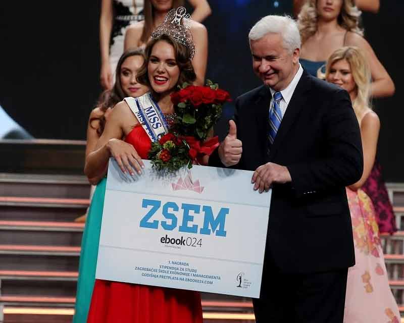 Mia Pojatina crowned Miss Universe Croatia 2018