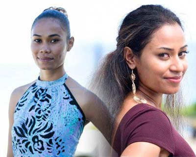 Four lucky finalists of Miss World Fiji 2017 walked the ramp at Fiji Fashion Week