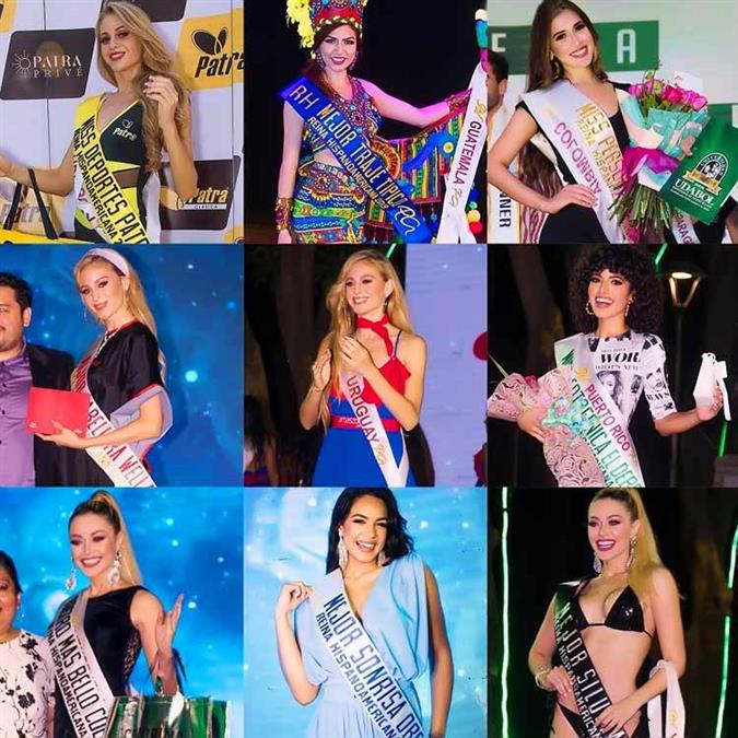 Reina Hispanoamericana 2019 Gala De La Belleza Special Awards Winners