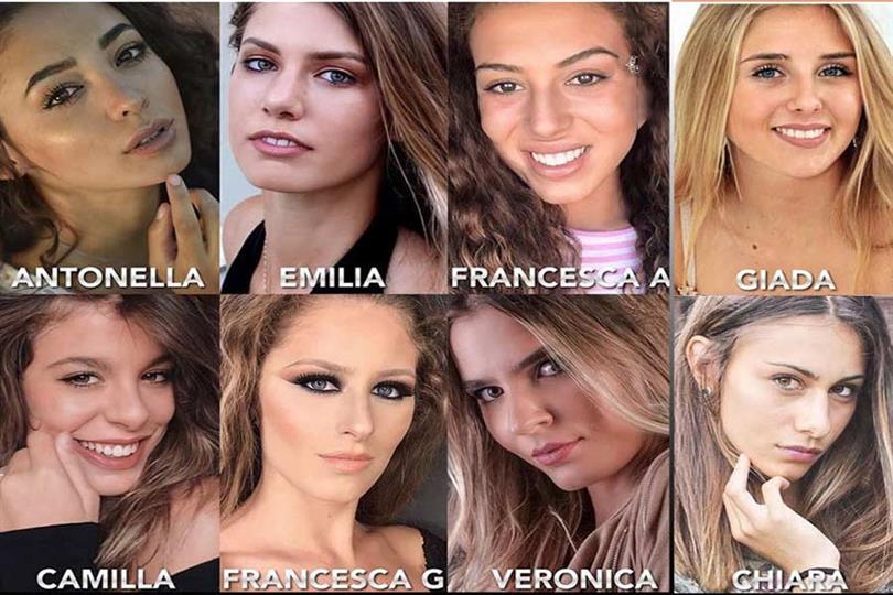 Miss Friuli Venezia Giulia 2020 Victoria Zamfiro (Age: 20 Years) Miss Piemonte 2020 Desirée D'Alì (Age: 25 Years) Miss Sardegna 2020 Francesca Adamu (Age: 22 Years) Miss Basilicata 2020 Vincenza Botti (Age: 25 Years) Miss Puglia 2020 Maira Damasco (Age: 19 Years) Miss Sicilia 2020 Francesca Graci (Age: 22 Years) Miss Emilia Romagna 2020 Veronica Bertolini (Age: 24 Years) Miss Friuli Venezia Giulia 2020 Soraya Amskal (Age: 18 Years) Miss Veneto 2020 Anna Bardi (Age: 23 Years)