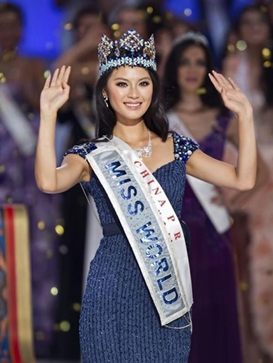 Yu Wenxia from China Miss World 2012