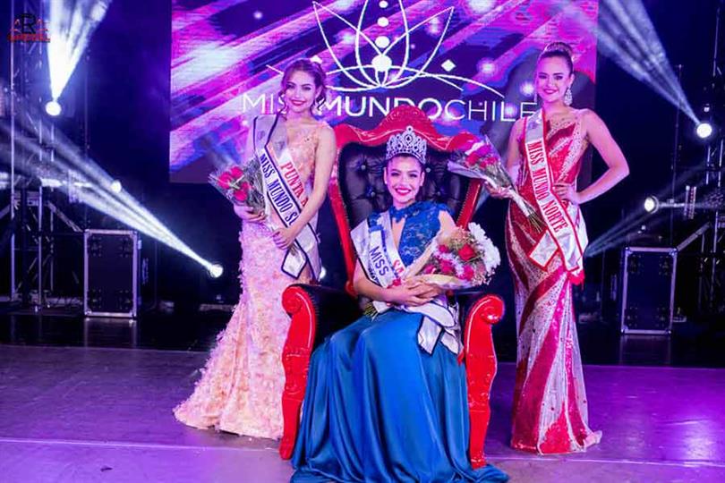 Ignacia Albornoz crowned Miss Mundo Chile 2019