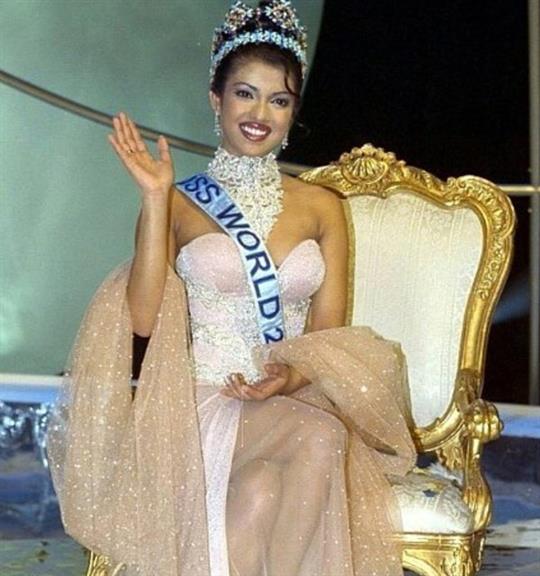 Priyanka Chopra Miss World 2000