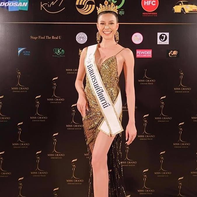 Naphatlada Dokphuang crowned Miss Grand Pattani 2020 for Miss Grand Thailand 2020