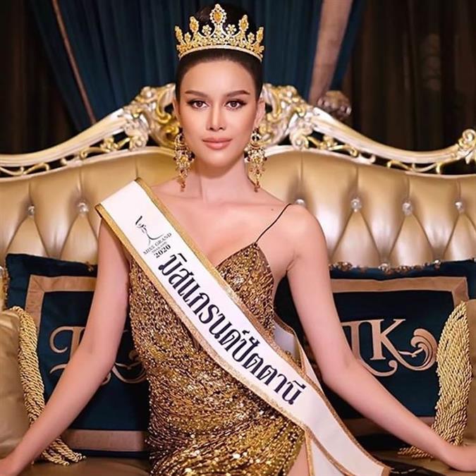 Naphatlada Dokphuang crowned Miss Grand Pattani 2020 for Miss Grand Thailand 2020