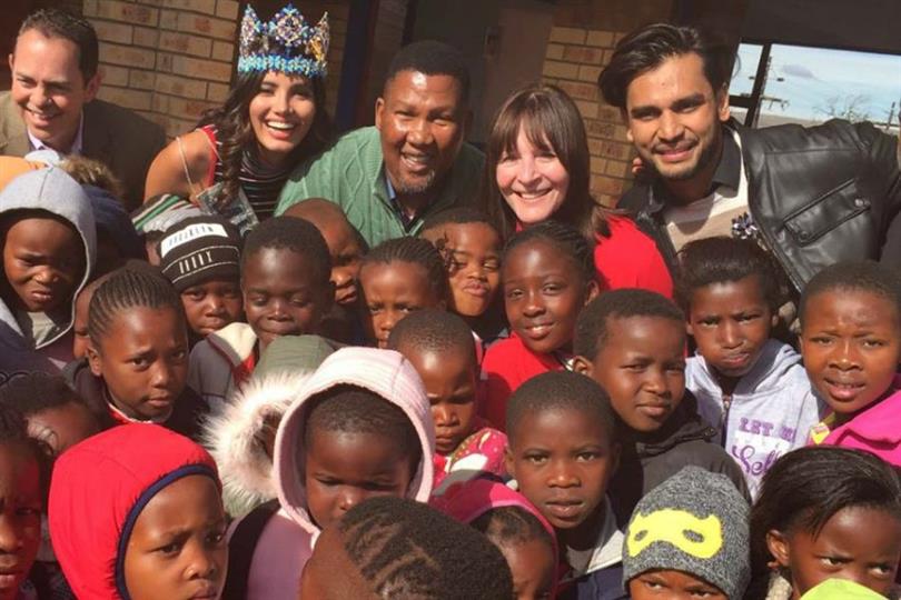 Julia Morley announces BWAP to sponsor bus service for school children in Mveso