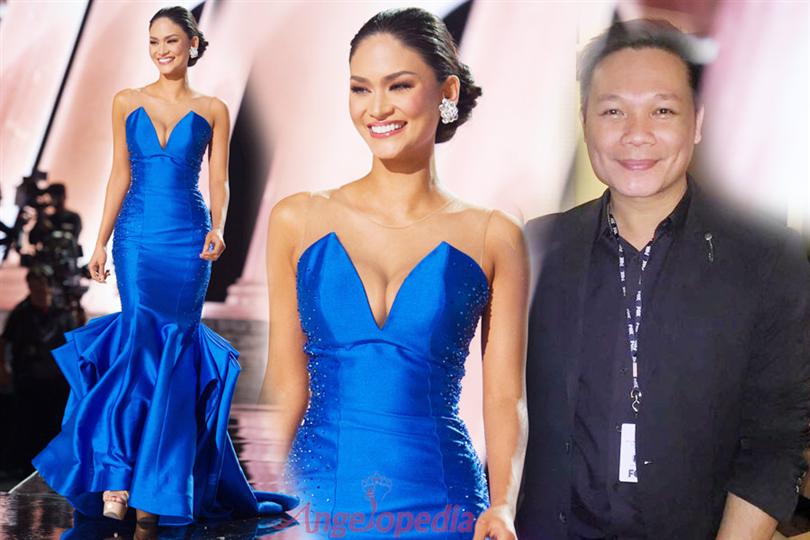 pia wurtzbach gown designer