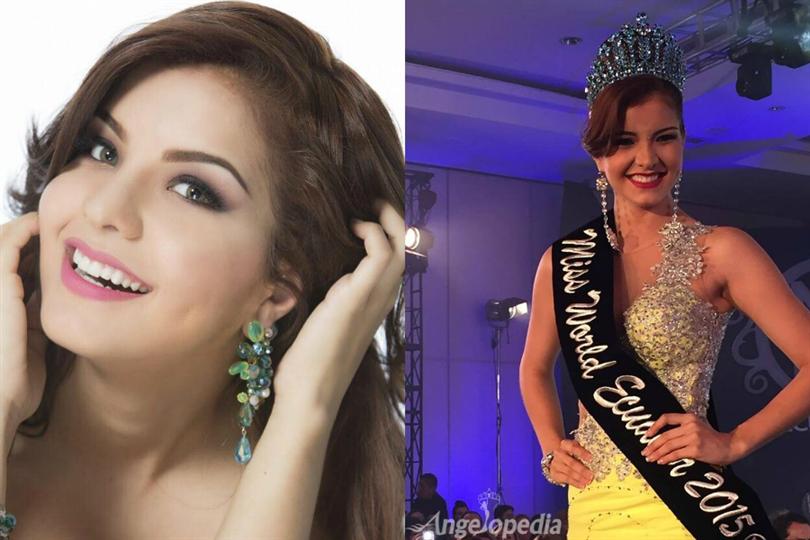 Miss World Ecuador 2015 is Camila Marañon