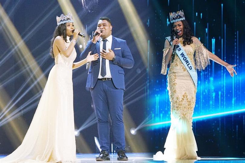 Miss World 2019 Toni-Ann Singh’s graceful performance at Miss Indonesia 2020 coronation night