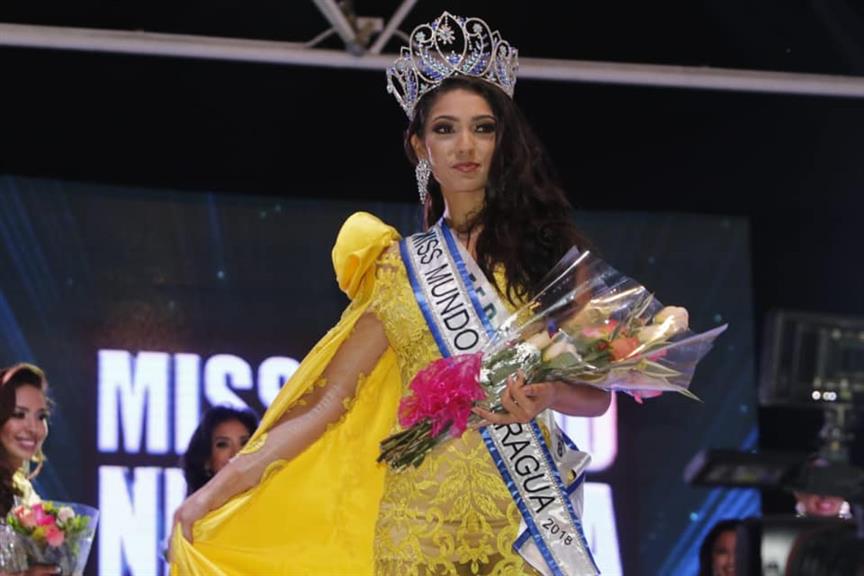 María Teresa Cortéz Mendieta of Carazo crowned Miss Mundo Nicaragua 2019