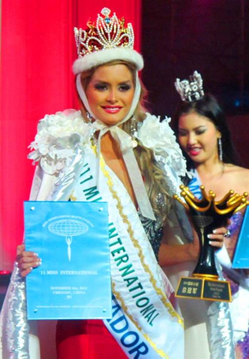 Fernanda Cornejo from Ecuador crowned Miss International 2011