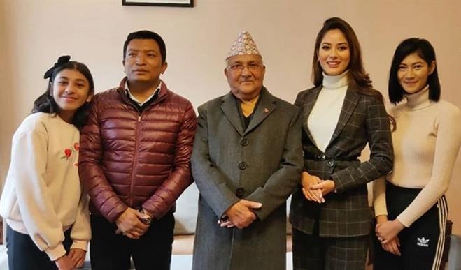 Shrinkhala Khatiwada discusses politics and youth involvement with the Honorable Prime Minister