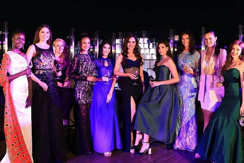 Manushi Chhillar & her court arrives in Indonesia for Miss Indonesia 2018