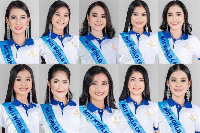 Miss World Cambodia 2019 Meet the Contestants