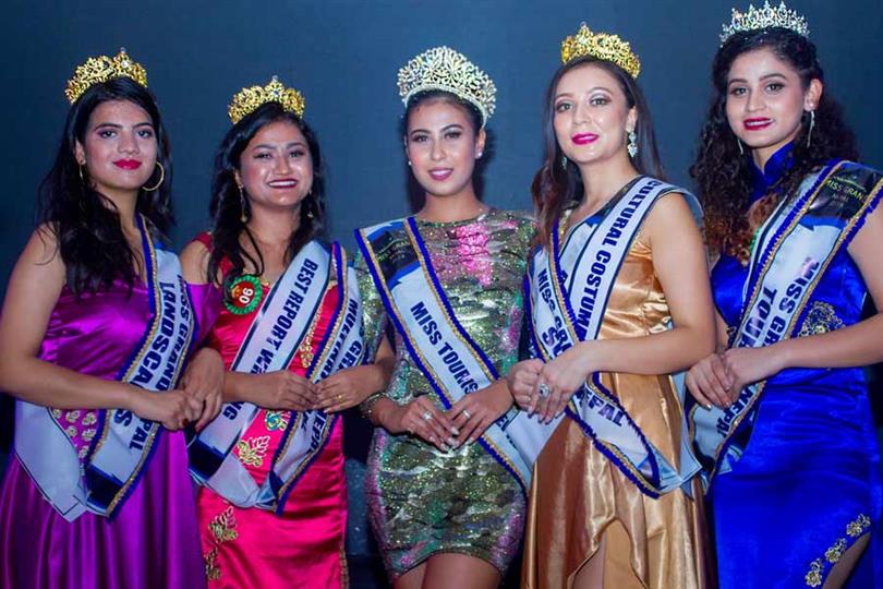 Nepal’s representatives to Miss Tourism International 2019, Miss Scuba International 2019, Miss Landscapes International 2019 and Miss Multinational 2019 crowned