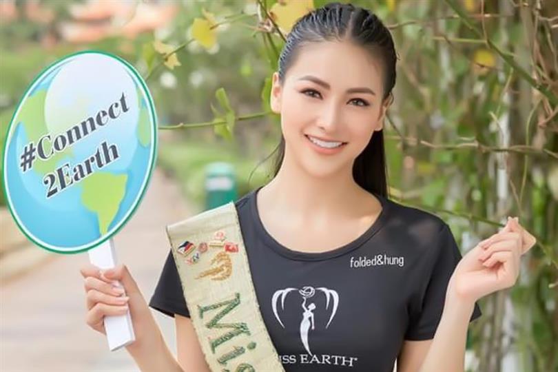 Miss Earth 2018 Phuong Khanh invites the world to celebrate Earth hour on 30th March