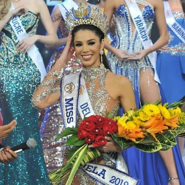 Thalia Olvino crowned Miss Venezuela 2019