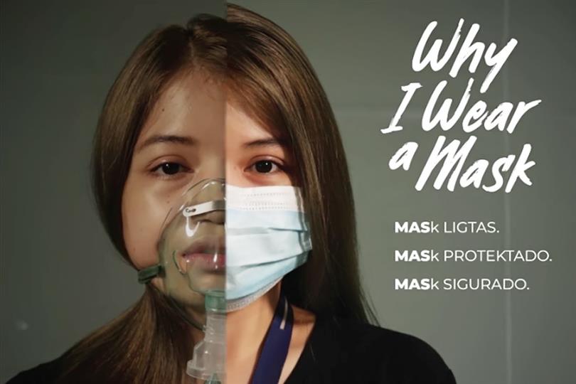 Miss Universe Philippines 2020 delegate Michele Theresa Gumabao promotes ‘Why I Wear a Mask’ campaign