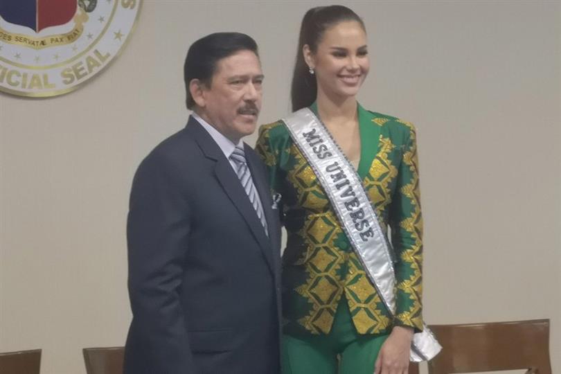 Catriona Gray gets honoured in the Senate of the Philippines