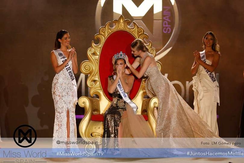 Maria Del Mar Aguilera crowned Miss World Spain 2019