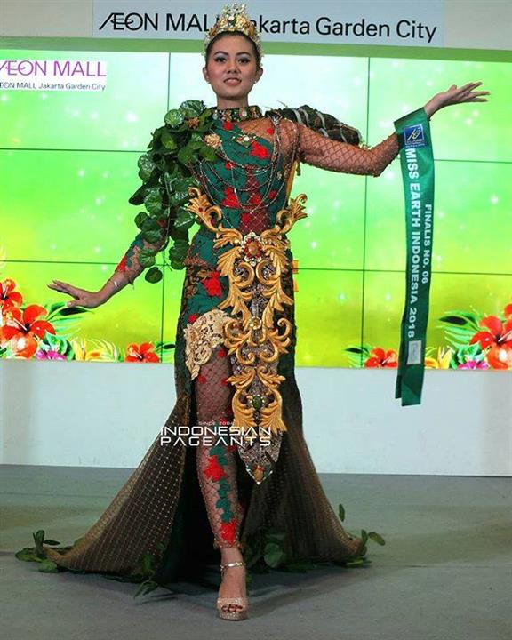 Miss Earth Indonesia 2018 Top 10 National Costumes by Angelopedia