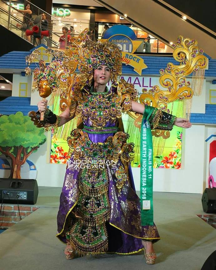 Miss Earth Indonesia 2018 Top 10 National Costumes by Angelopedia