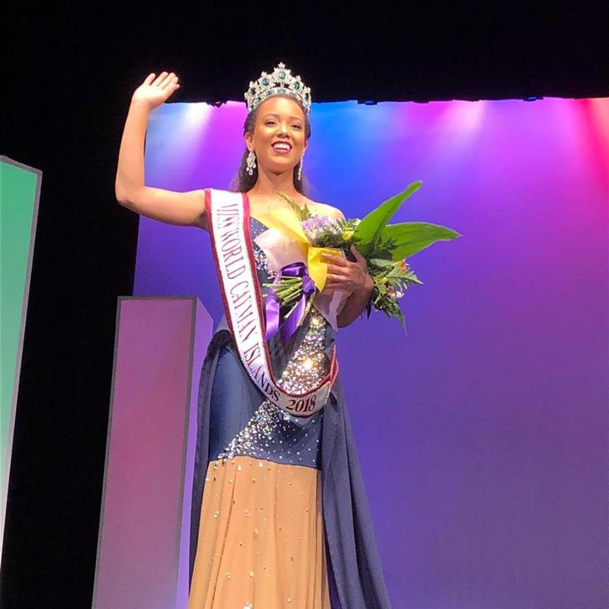 Kelsie Woodman-Bodden crowned Miss World Cayman Islands