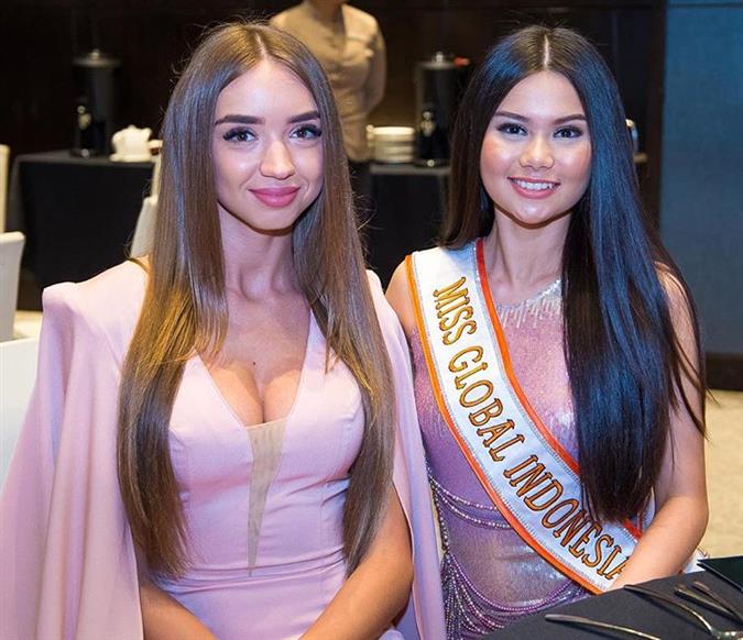 Miss Global 2018 delegates attend the welcome gala and sashing ceremony