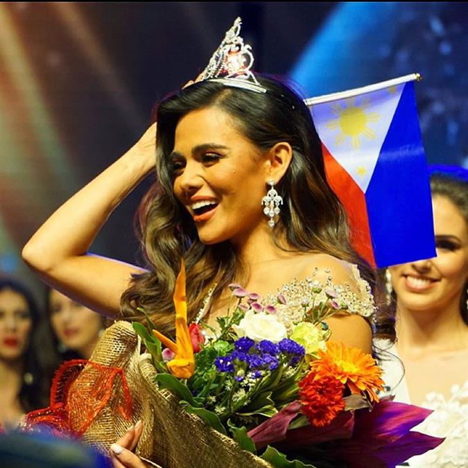 Karen Gallman devotes her Miss Intercontinental 2018 crown to Philippines
