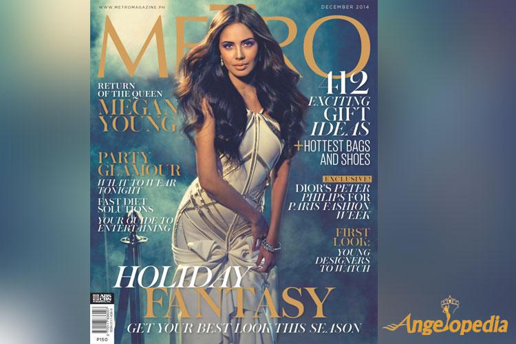 Megan young on Metro for December 2014 issue