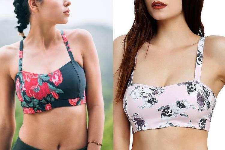 A Floral Bra is the new trend