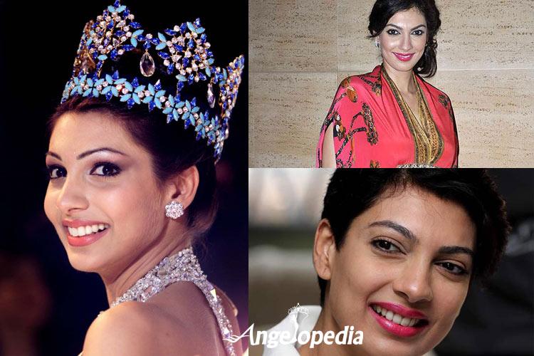 Yukta Mookhey Miss World 1999 from India