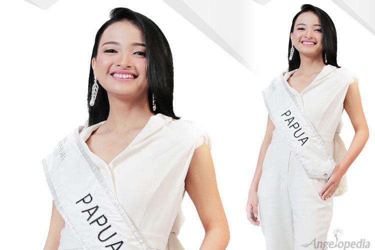 Marchelia Lunggaer representing Papua