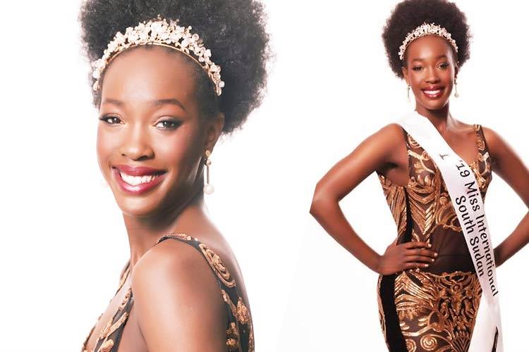 Acholly Arow Miss International South Sudan 2019 for Miss International 2019