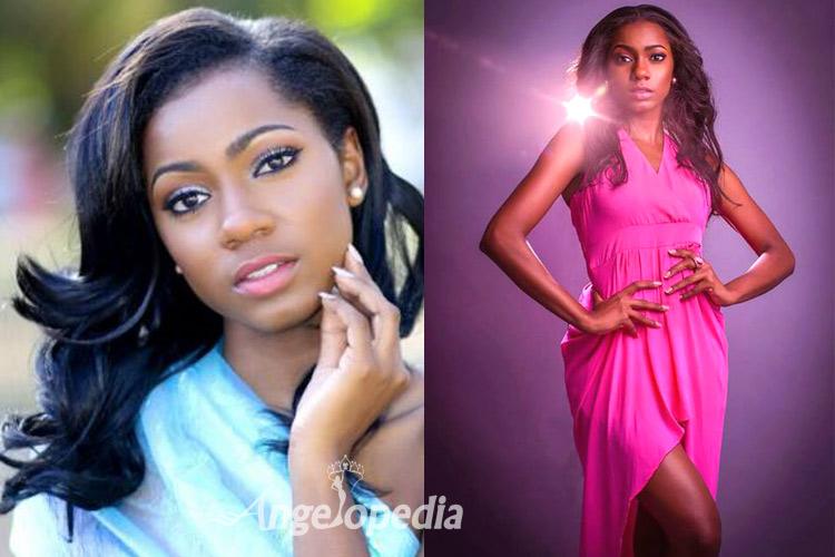 Jackiema Flemming Miss World St Kitts & Nevis for Miss World 2015