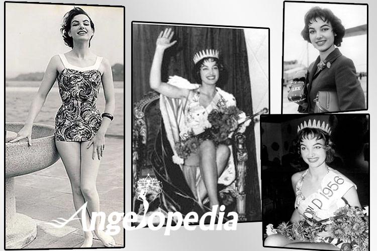 Petra Schurmann Miss World 1956 from Germany 