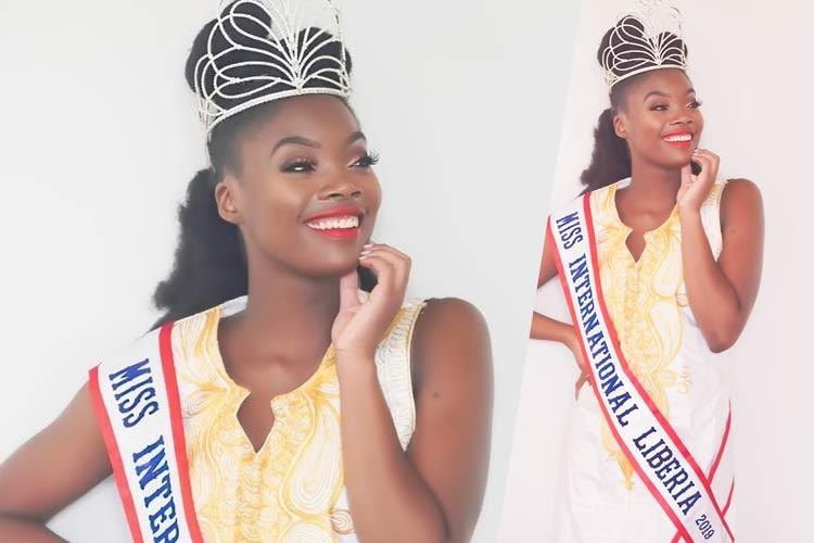 Naomi Nucia Glay Miss International Liberia 2019 for Miss International 2019