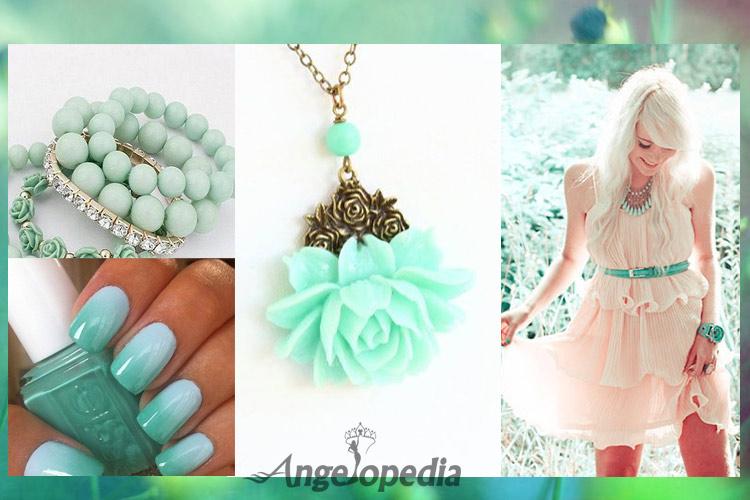 Mint Beauty with little accessories