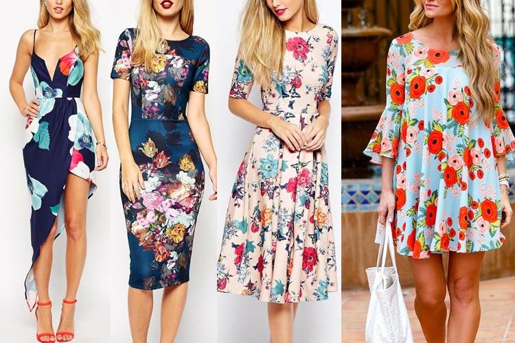 Spice up your spring look with fresh floral dresses
