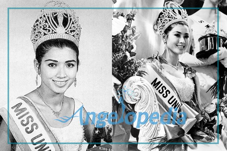 Apasra Hongsakula Miss Universe 1965 from Thailand