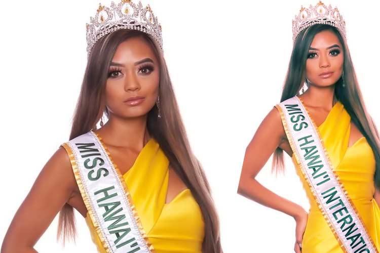 Raquel Basco Miss International Hawaii 2019 for Miss International 2019