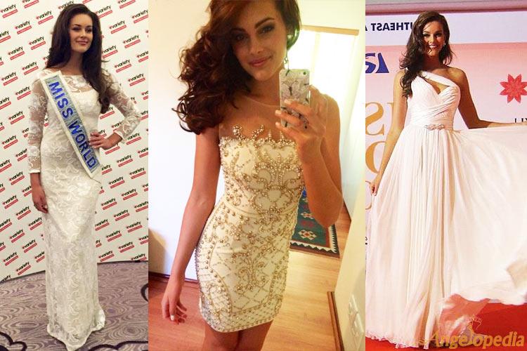 Rolene Strauss in all White Attire