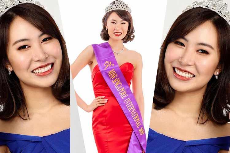 Charlotte Lucille Chia Miss International Singapore 2019 for Miss International 2019