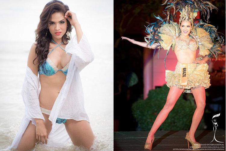 Paula Gomes Miss Grand Brazil 2015 for Miss Grand International 2015