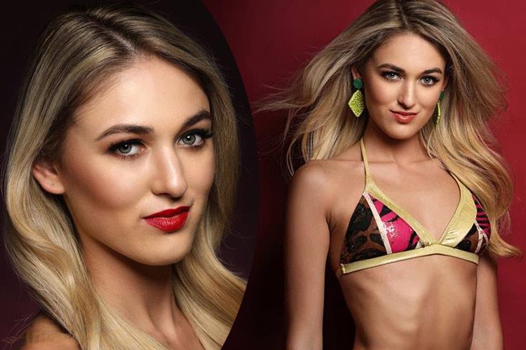 Monique Best representing South Africa