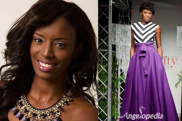 Trevine Sellier Miss Point Fortin for Miss World T&T 2015