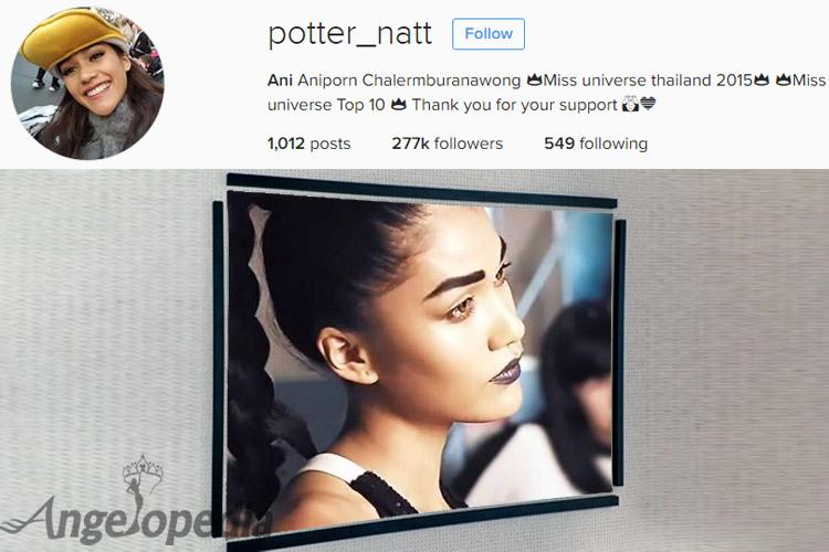 Aniporn Chalermburanawong Miss Universe Thailand 2015